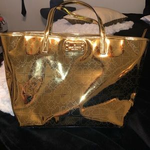 Metallic Gold Kate Spade Purse